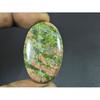 26X42X06MM Natural Unakite Jasper Oval Shape Cabochon Loose Gemstone 68Cts. G-420