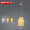 Modern 3D Printing Kitchen Bar LED Pendant Lights Bedroom Bedside Chandelier Bedroom Study Restaurant Island Cafe Hanging Light
