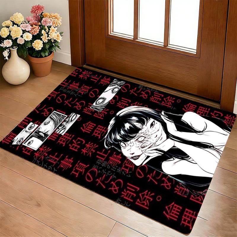 Manga Horror Living Room Nonslip Area Rug Soft Carpet For Bedroom Game Playroom Sofa Office Home Decor Doormat Christmas Gift C9301119