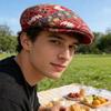 Elegant Embroidered Beret Hat Stylish Unisex Accessory Comfortable Wear For Outdoor Adventures And Social Gatherings