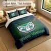 Bedding Set 1 Duvet Cover 2 Pillowcases Wigan Warriors Print Soft Bed Linen Bedroom Decor