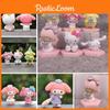 6pcs Sanrio Hellokitty Kuromi Littletwinstars Figures For Cake Decorations