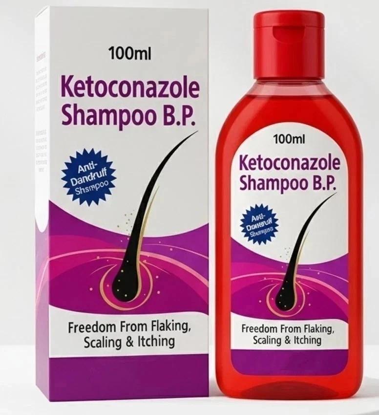 

Кето 2% Шампунь 100 мл | Новый и запечатанный | Уход за кожей головы против перхоти | для ухода за волосами женщин и мужчин 100ml красный