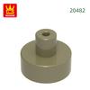 Non-Toxic 763Pcs/Lot 20482 Round 1 X 1 With Bar And Pin Block Moc Color Accessories Compatible With Brick Diy Children Toy Assembly