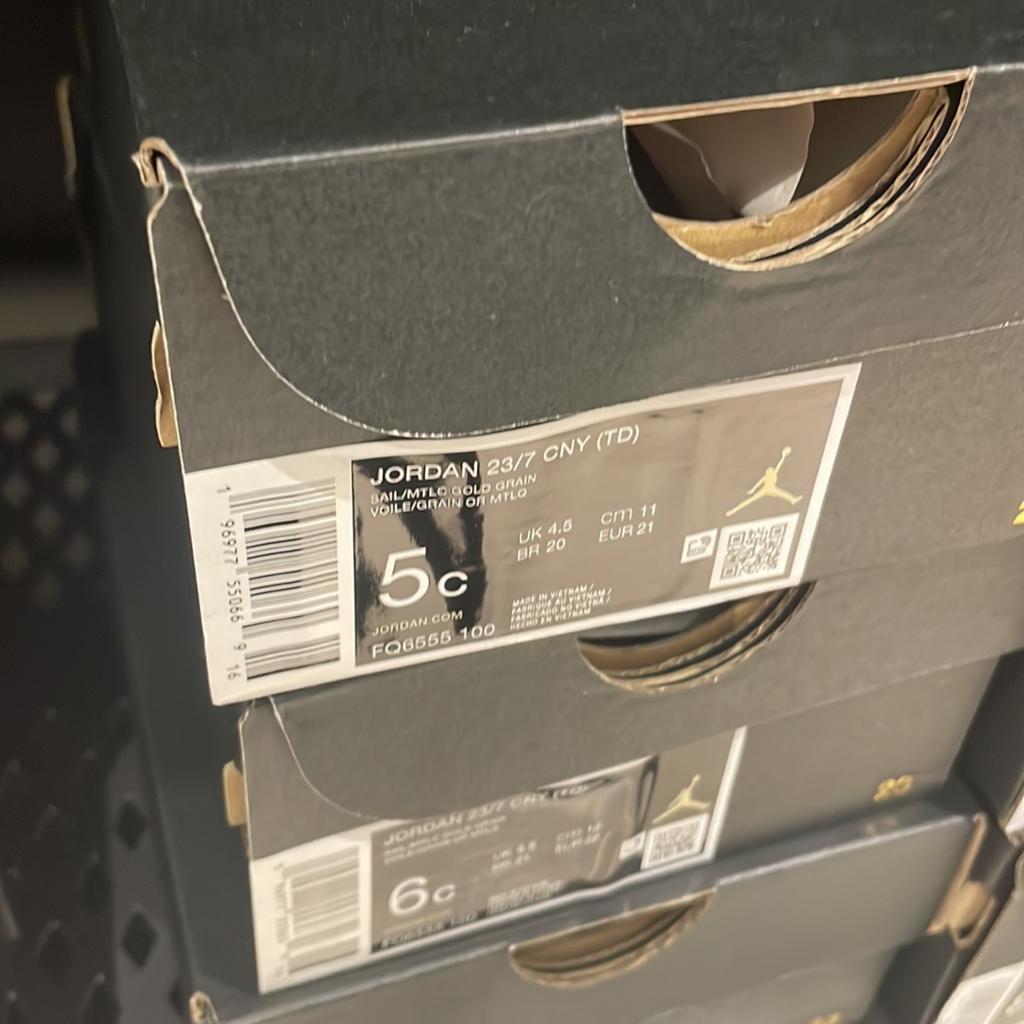 Air Jordan 23/7 TD Rok Draka Dětské Tenisky Krémová Plachetnicově-Bílá Metalicky-Žlutá-Valley FQ6555-100