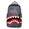 Shark Print Student Backpack, Large Capacity, Trendy, Fun, and Fashionable