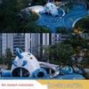 Large Stainless Steel Spiral Slide for Children's Playground or Kindergarten