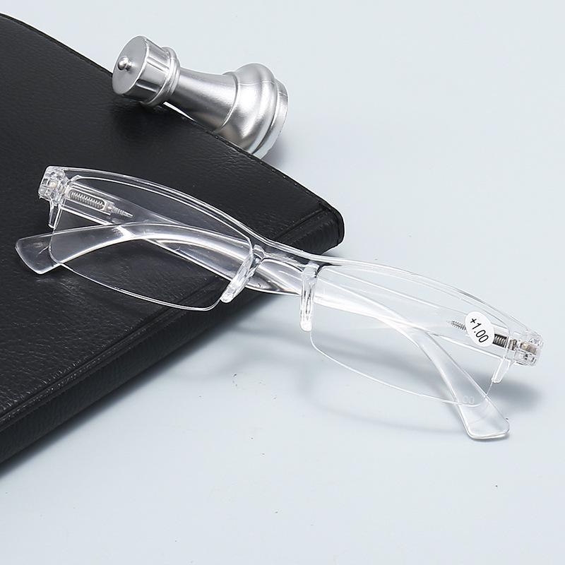 High Quality PC Optical Presbyopia Glasses Transparent Ultralight Presbyopia Glasses Reading Glasses +1.0-4.0 +100