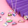 12Pcs Austria Crystal Pendant Loose Rhinestone Beads Charms Glass Jewelry Gems Stones for DIY Necklace Jewelry Making 11Styles