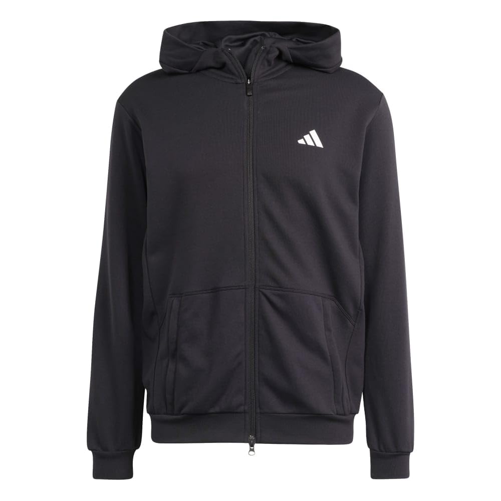 Adidas PUMP Workout Track Size M Top, Men's JSZ05, Black/White (IT4308),
