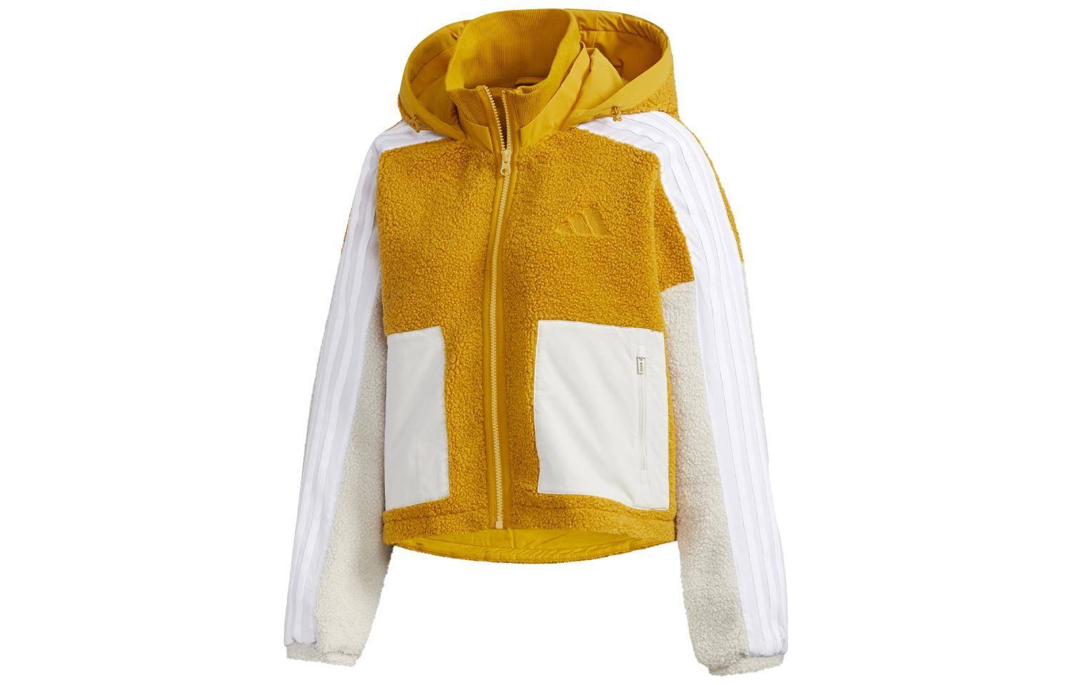 Adidas Jackets Women s Gold Hooded Moderate Other GM1425 XL