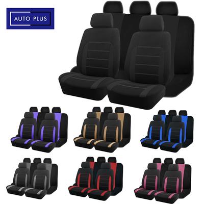 AUTO PLUS Car Seat Covers Universal Size Fit For Most Car Suv Truck Van Car Accessories Interior Seat Covers For Car Full Set