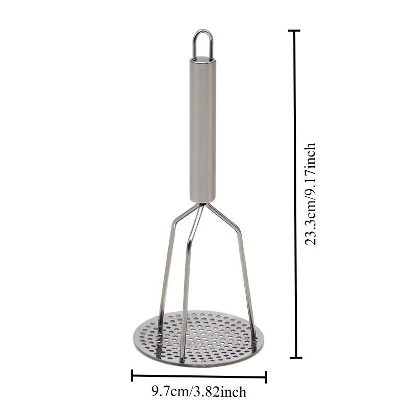 1Pc Stainless Steel Potato Masher Press Food Mashing Tool for Mashed Potatoes Vegetables Household Kitchen Cooking Gadget 4