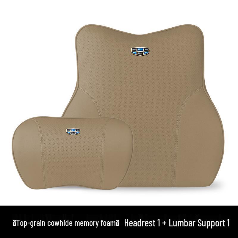 Geely Compatible Comfort Set: Air-Conditioned Comforter, Pillow, Lumbar Support for Xingyue, Xingrui, Emgrand S, Boyue, & Vision X.