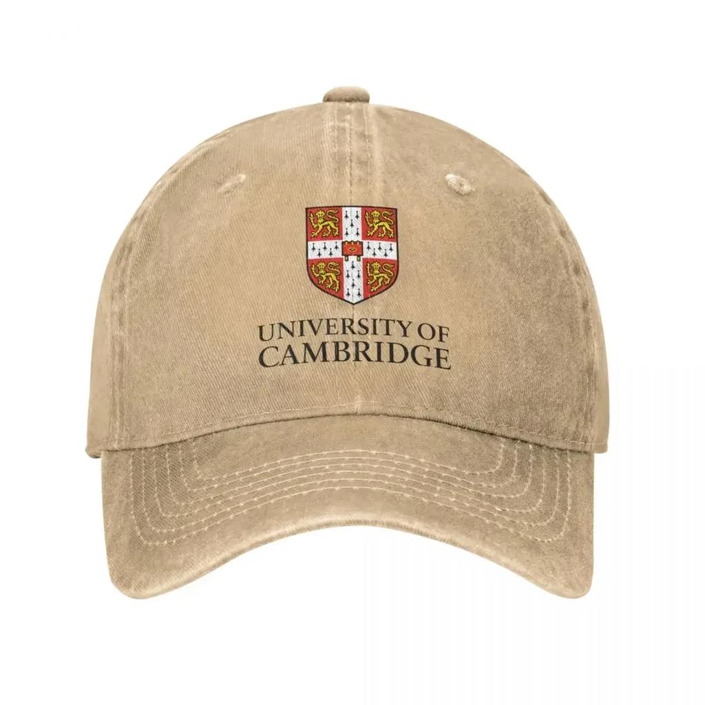Vintage Cambridge-University Baseball Cap Unisex Distressed Cotton Snapback Cap Outdoor Running Golf Hats Cap