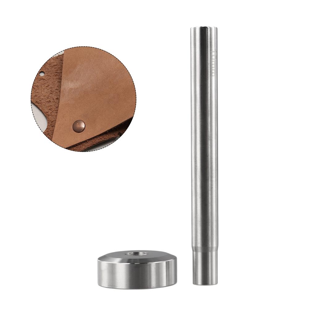 Komplette Installationsarbeiten Leder DIY Werkzeug Doppelkopfnieten Werkzeug Verschiedene Öffnungen Einfach zu bedienendes Installationstool