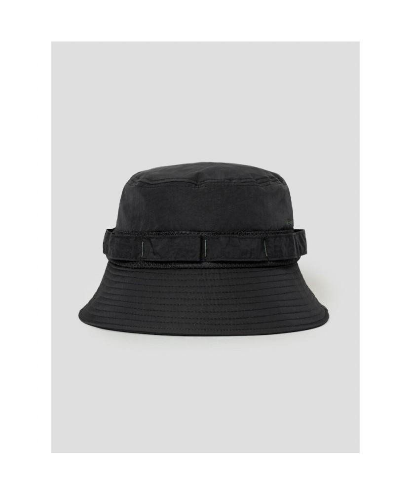Binpolaegseseoli Nylon Stitch Bucket Hat - Black
