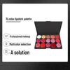 Cross-border 15-Color Moisturizing Lipstick Palette - Hydrating, Easy-to-Use, Portable, No Logo.