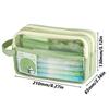 Transparent Pen Bag PVC Stationery Bag Multifunctional Pencil Case  Gift