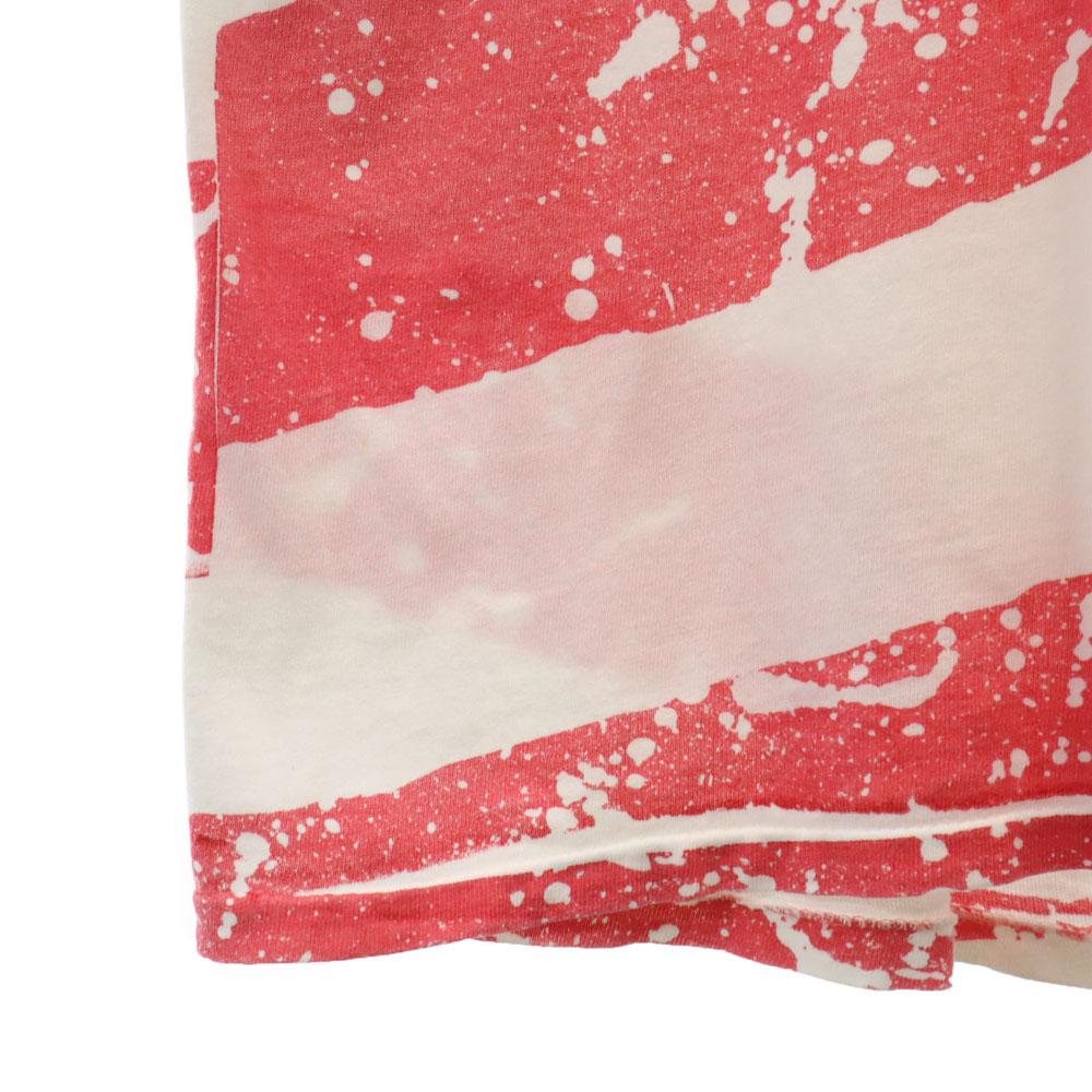 Delta 90er Jahre Alte amerikanische Flagge hergestellt in den USA Sterne und Streifen Kurzarm T-Shirt Herren Gebraucht