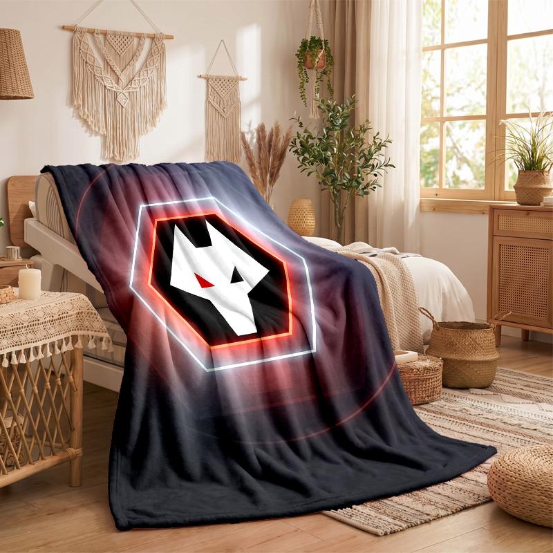 Wolverhampton Wanderers Football Print Flannel Blanket Soft Warm Sofa Bed Throw Blanket For Home Office Bedroom