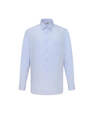 Dagseusyeocheu Směs hedvábí Rayon Snadná údržba Kostkovaná košile Regular Fit Modrá_Dma1Shdl110B1