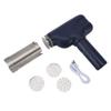 Electric Pasta Maker Rechargeable Portable Small Handheld Automatic Noodle Maker with 3 Moulds for Home Blue