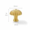 Klassischer Messing Schranktürgriff Goldene Regenschirmform Messinggriffe Europäischer Stil Kleiderschrankknöpfe Schrank Schublade