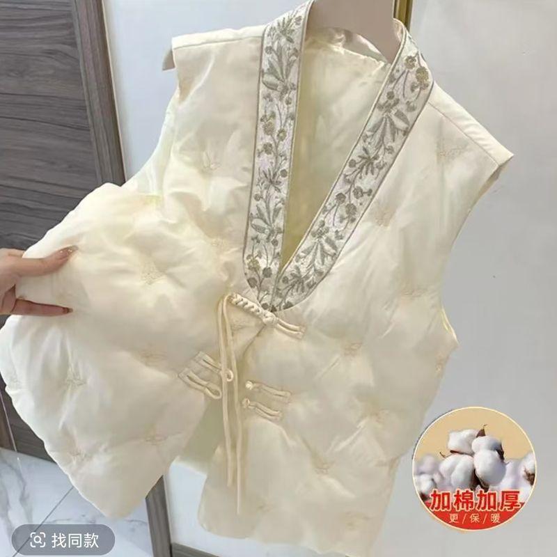 

Хлопковый утолщенный жилет куртка женская модная универсальная свободная жилетка теплая жилетка топ 4XL recommends 140-80kg