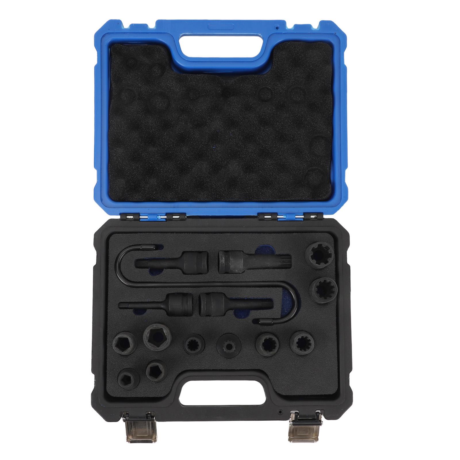 

15PCS Impact Brake Caliper Socket Set High Efficiency Heavy Duty Portable Brake Caliper Removal Tool Kit for German Cars