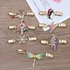 Fashion Penguin Pattern Rhinestone Christmas Tree Duck Clip Clasps Shawl Brooch Sweater Blouse Pin Shirt Collar Cardigan Clip