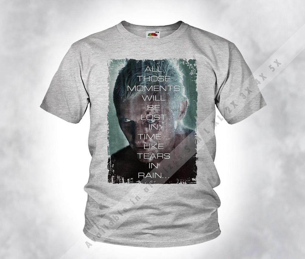 Vintage BLADE RUNNER v37 Roy Batty T-shirt Tee Old Style Men Unisex Sport heather Gray DTG Print Sizes s m l xl 2x 3x 4x 5x