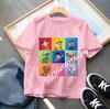 New PAW Patrol Children's Cotton Short-Sleeved Boys' Sports Shirt Girls' Casual Top Cartoon Print Summer T-Shirt Cartoon Print