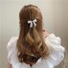 New Korean Sweet Simulated Pearl Bowknot Hairpins Barrettes For Women Fashion Hair Accessories Hair Clips
