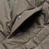 FILA Fusioneer 1911 Warm Fashion Loose Hooded Puffer Jacket Unisex outerwear Sand-Brown T11U343901F-BN