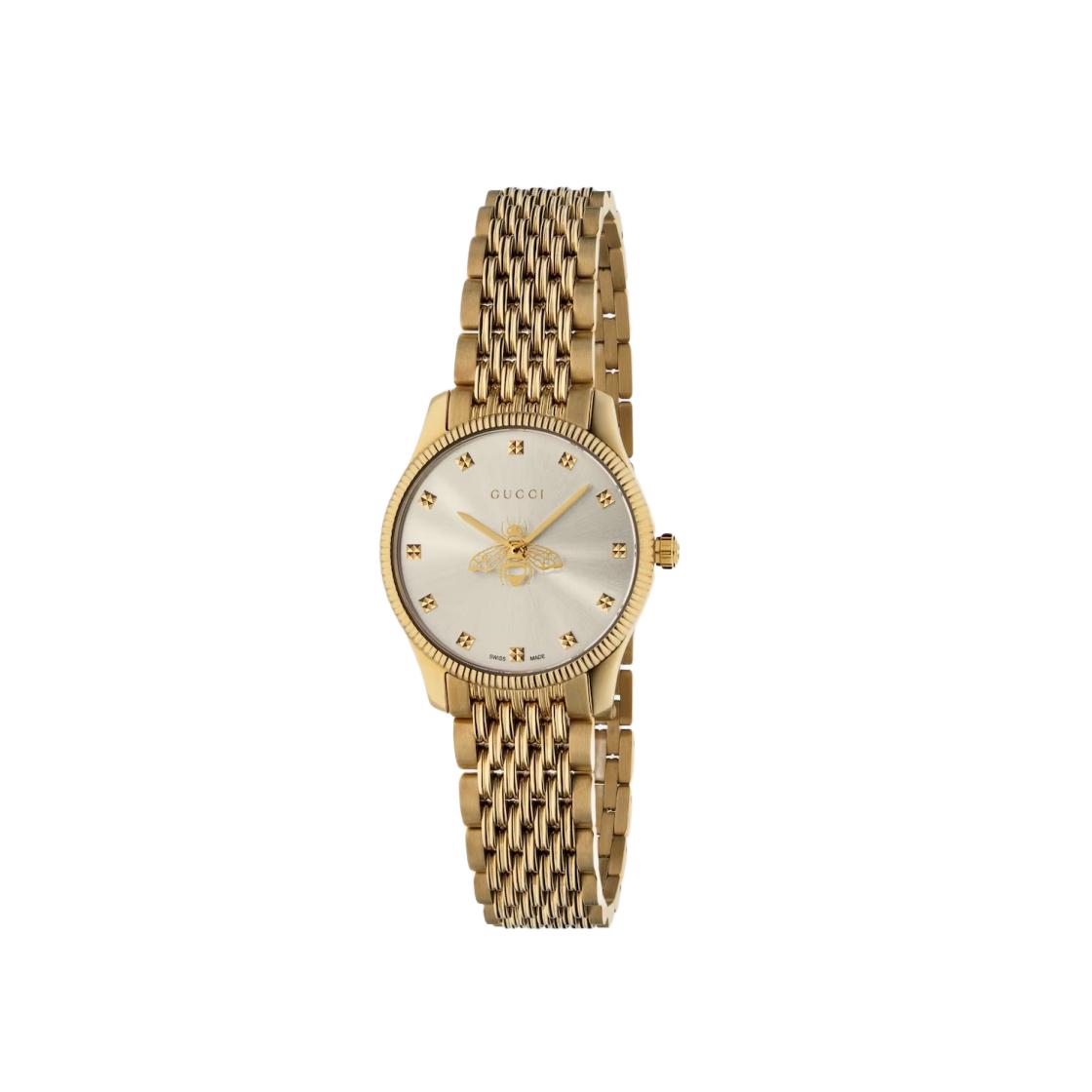 Gucci G-Timeless Dial Bracelet Watch Gold