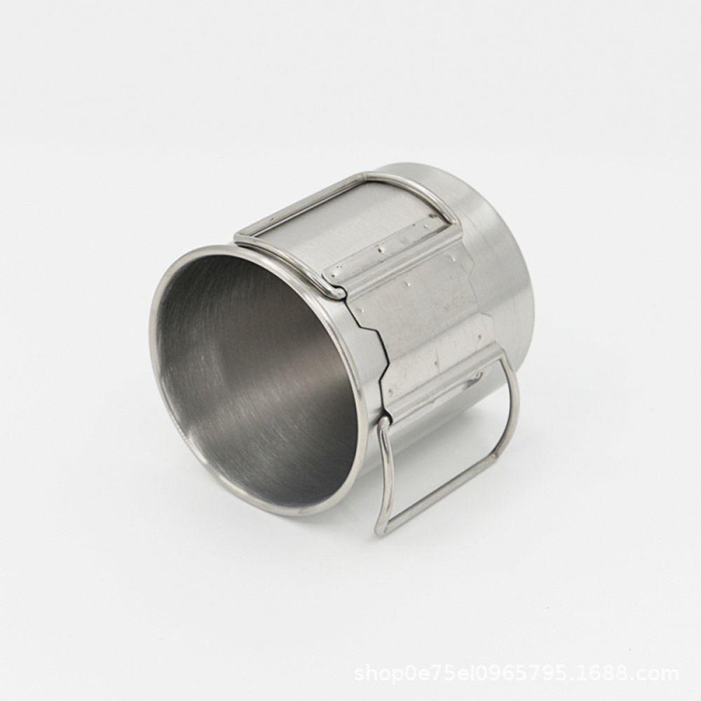 Cookware Stainless Steel Mug Picnic Utensils Drinking Water Cup Outdoor Tableware Camping Cup