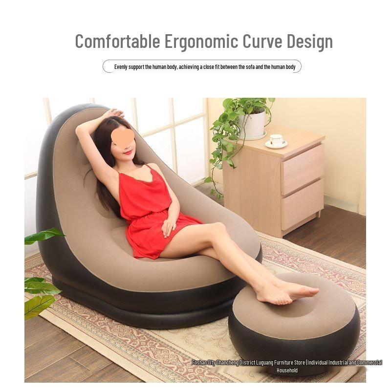 Thickened Inflatable Sofa Chair for Home & Outdoor Leisure