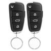 Keyless Entry Car Security System, Universal Car Alarm System, 3-Button Keyless Central Locking Remote Control Kit, Black