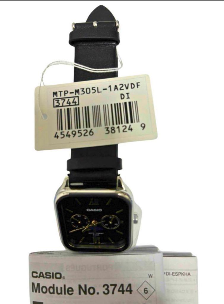 [USED] CASIO STANDARD MTP-M305 L Leather Strap Watch