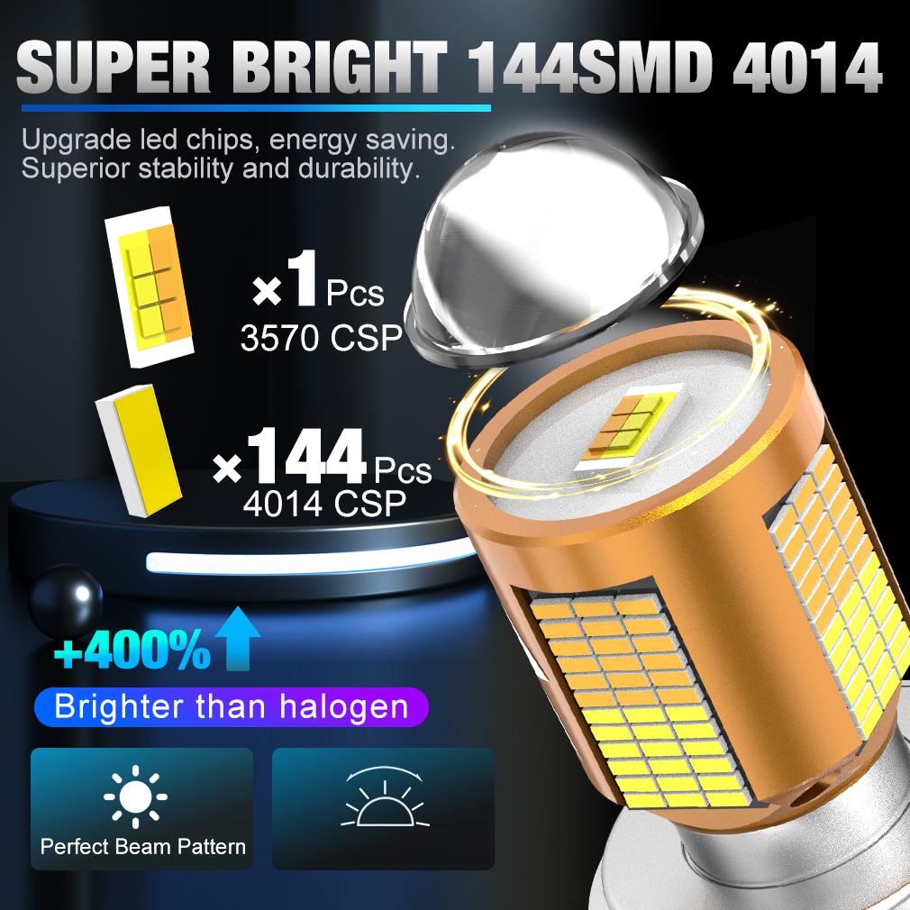 1Pc H4 LED Motorrad Scheinwerfer Birne 18000LM H6 BA20D Led Moto Licht Hohe Abblendlicht Weiß Gelb Lampe Canbus für Yamaha Kawasaki Suzuki