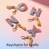 60 Pieces Metal Swivels Lobster Claw Clasp Hook With Flat Key Rings for Keychain Jewelry Making Accessories