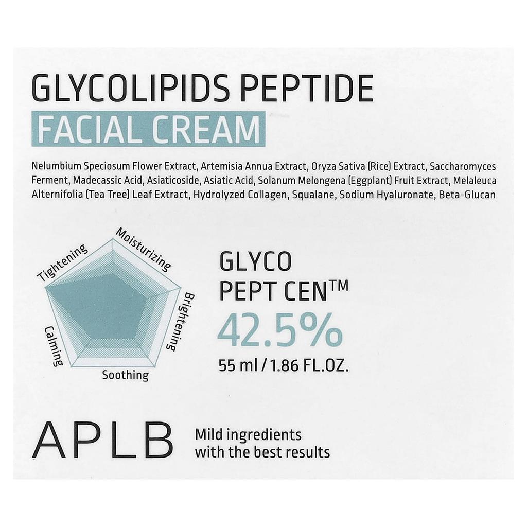 APLB, Glycolipid Peptide Facial Cream, 55ml (1.86 fl oz)