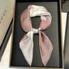 Korean New Versatile Fashion 71 Imitation Silk Square Scarf Women's High-end Sense Neck Protection Neck Scarf Silk Scarf