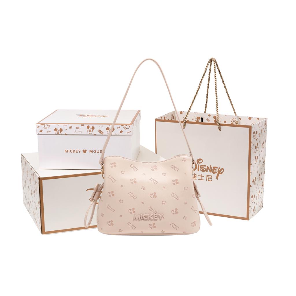 New Disney Mickey Series Pu Shoulder Bag, Crossbody Bag, Dumpling Bag Regular Women's Multicolor BMK-72617