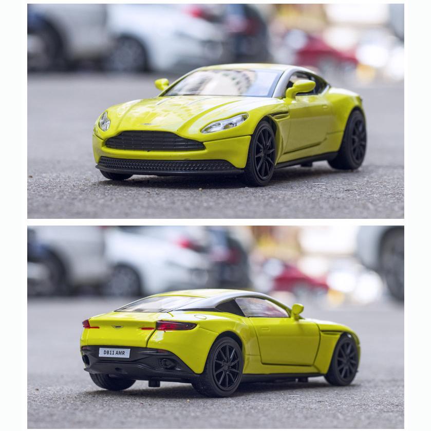 1:32 Scale DB11 AMR Diecast Racing Model Cars Toy Cars, Alloy Pull Back Toy Car with Sounds and Lights Toy for Girls and Boys Kids Toys