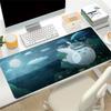 Moonlit Totoro Adventure Large Gaming Mouse Pad Nonslip Rubber Base Waterproof Desk Mat For Office Pc Laptop