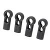 4Pcs Set Marine Grade 6H4 41237 00 00 Link Joint Black Nylon Motor Link Joint High Strength Outboard Link Joint Outboard Motor