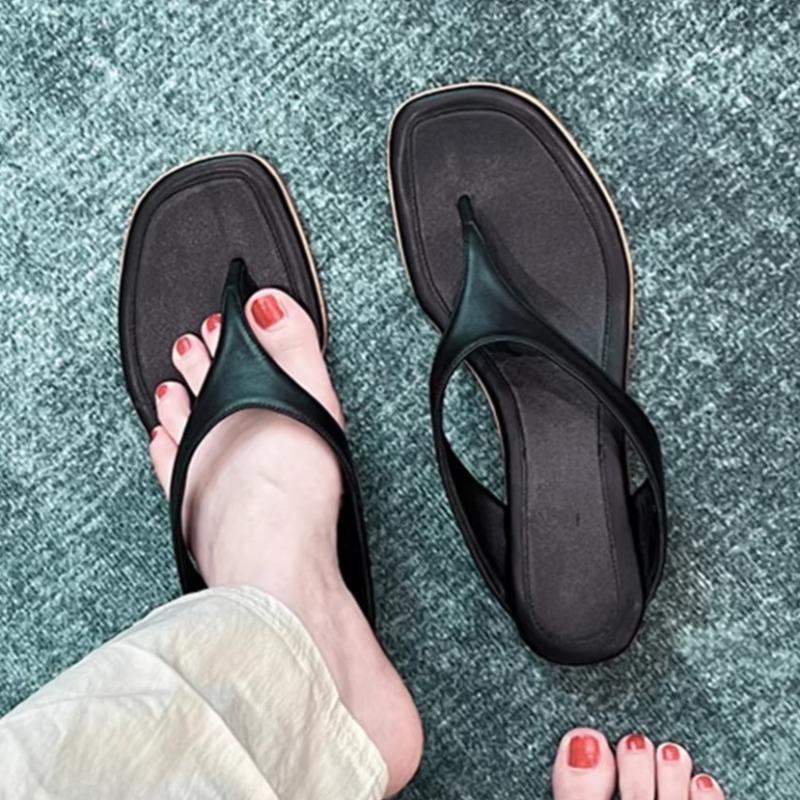 Mode Damen Ballerinas Flip Flops Designer Zehenstegschuhe Mode Retro Hausschuhe Sommer Slingback Sandalen 2025 Neue Pantoletten Strand Zapatillas