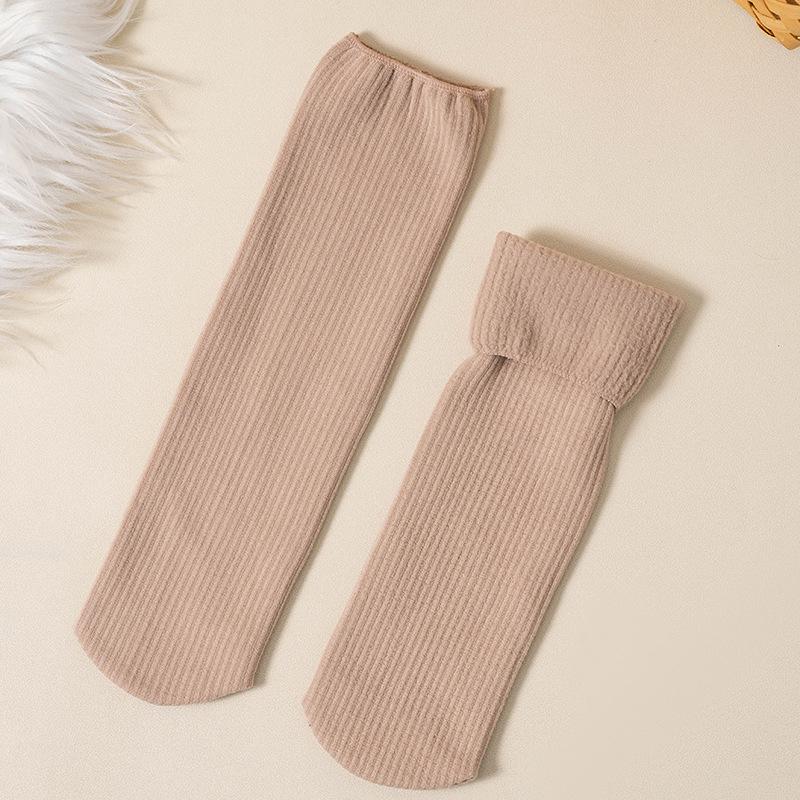 

Зимние теплые носки до середины икры из кораллового флиса для дома и послеродового периода Coral Fleece Type (May Shed When Pulled)